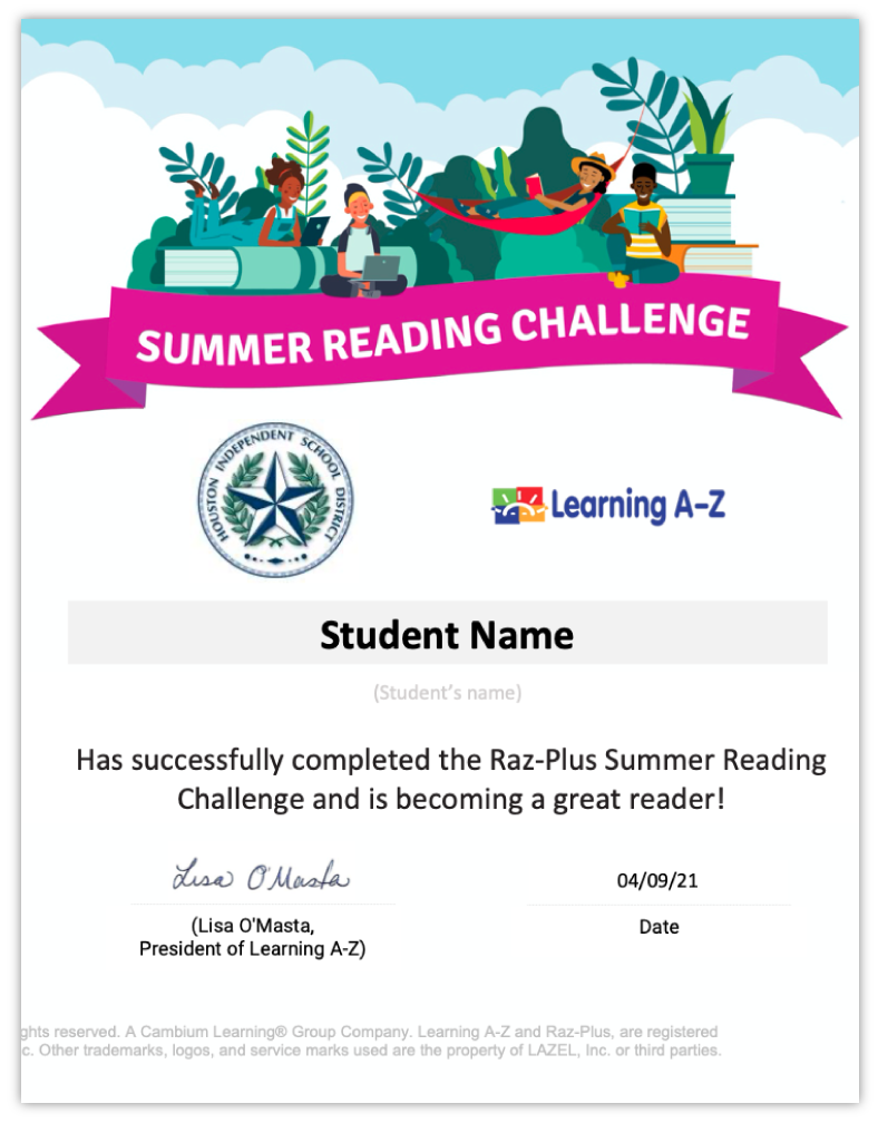 Summer-Reading-Challenge-Certificate