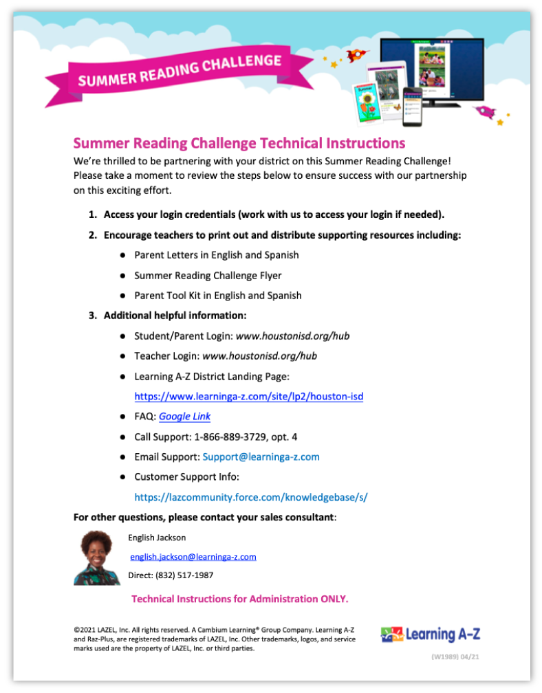 Summer-Reading-Challenge-Technical-Instructions